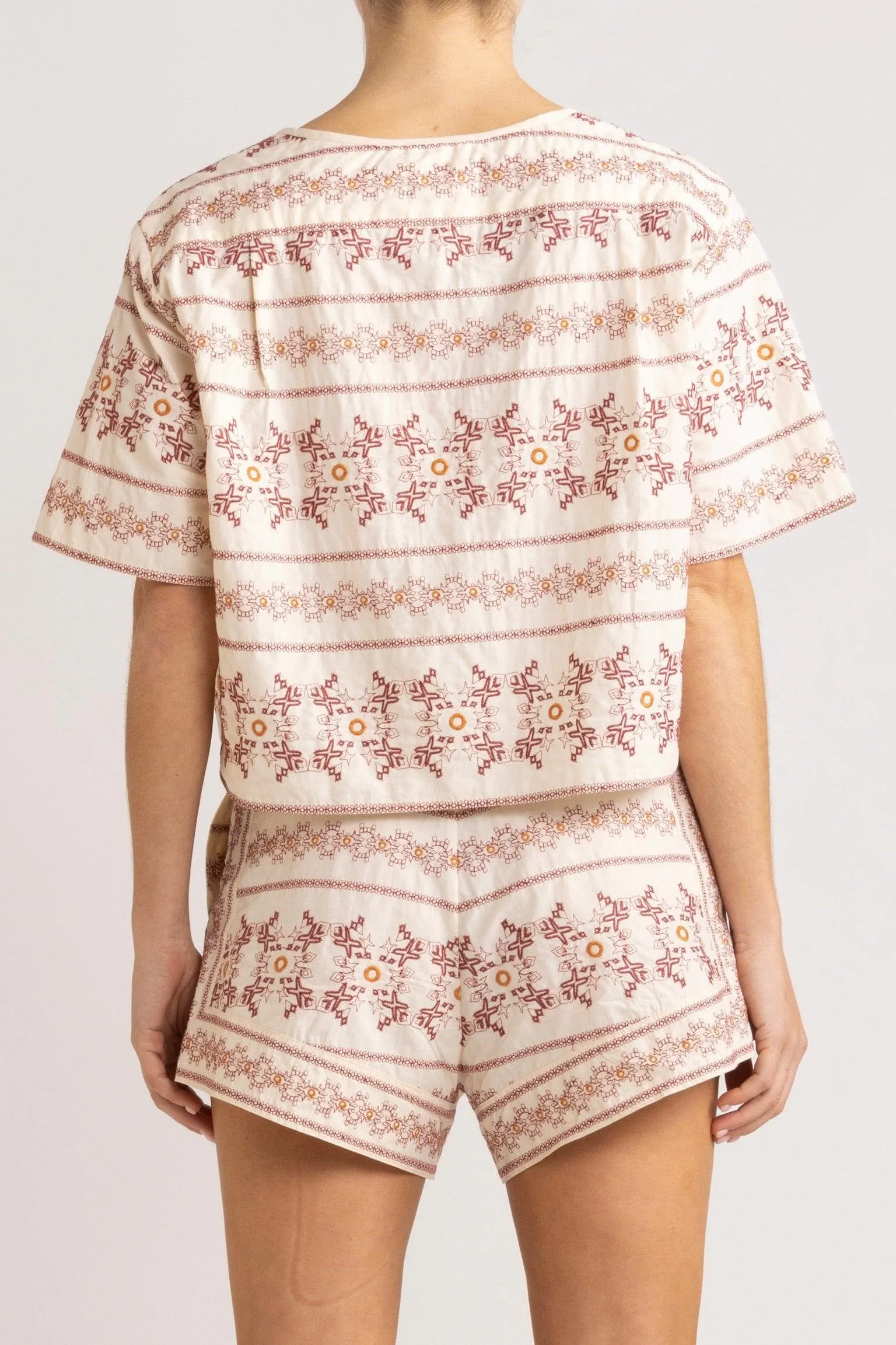 Anouk Embroidered Cotton Short