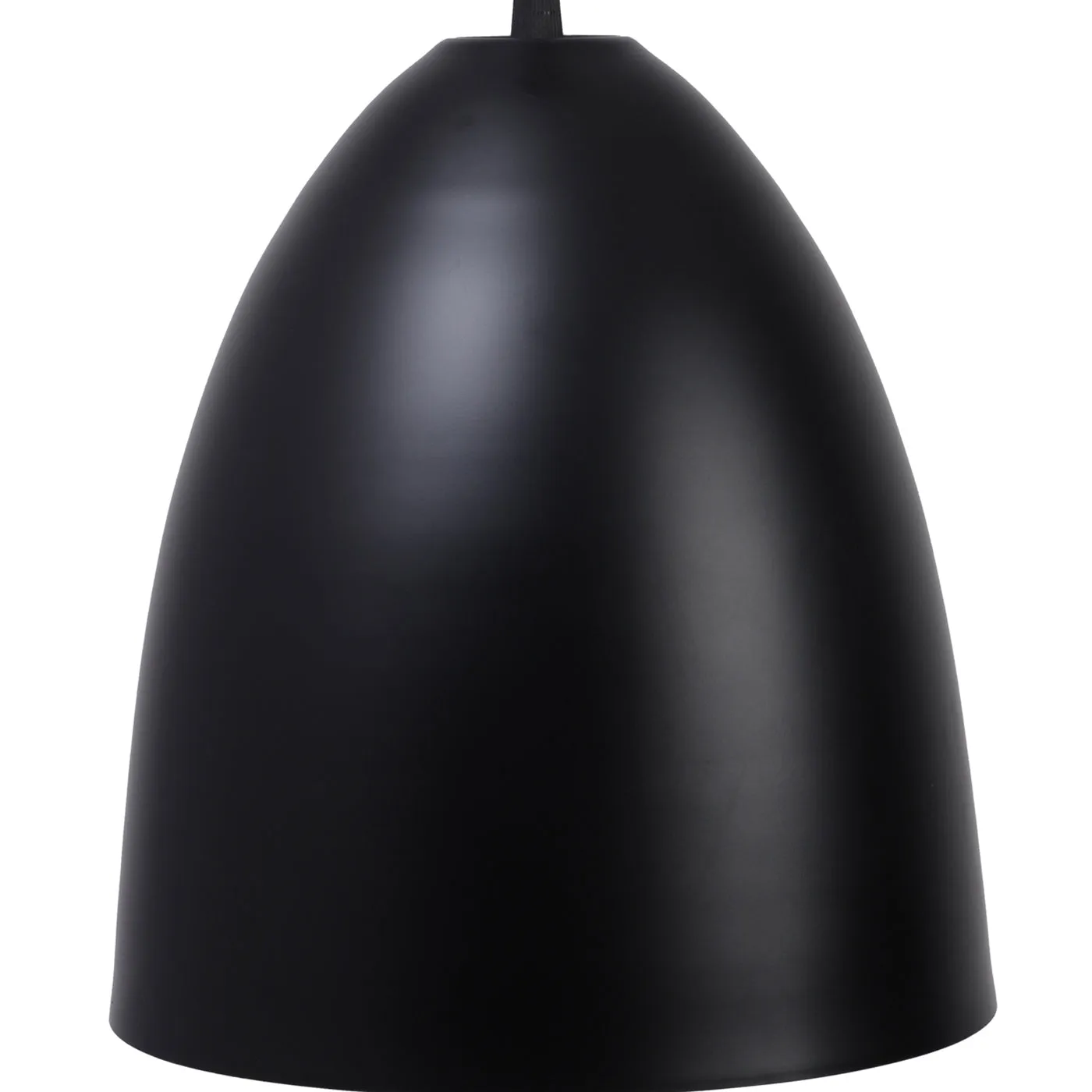 Black-white Metal Hanging Light  - m-34-bk wh-new - Included Bulb