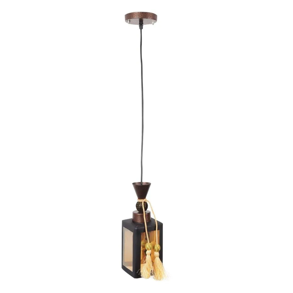 BROWN Metal Single Hanging Light GS-1002-HB