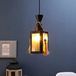 BROWN Metal Single Hanging Light GS-1002-HB
