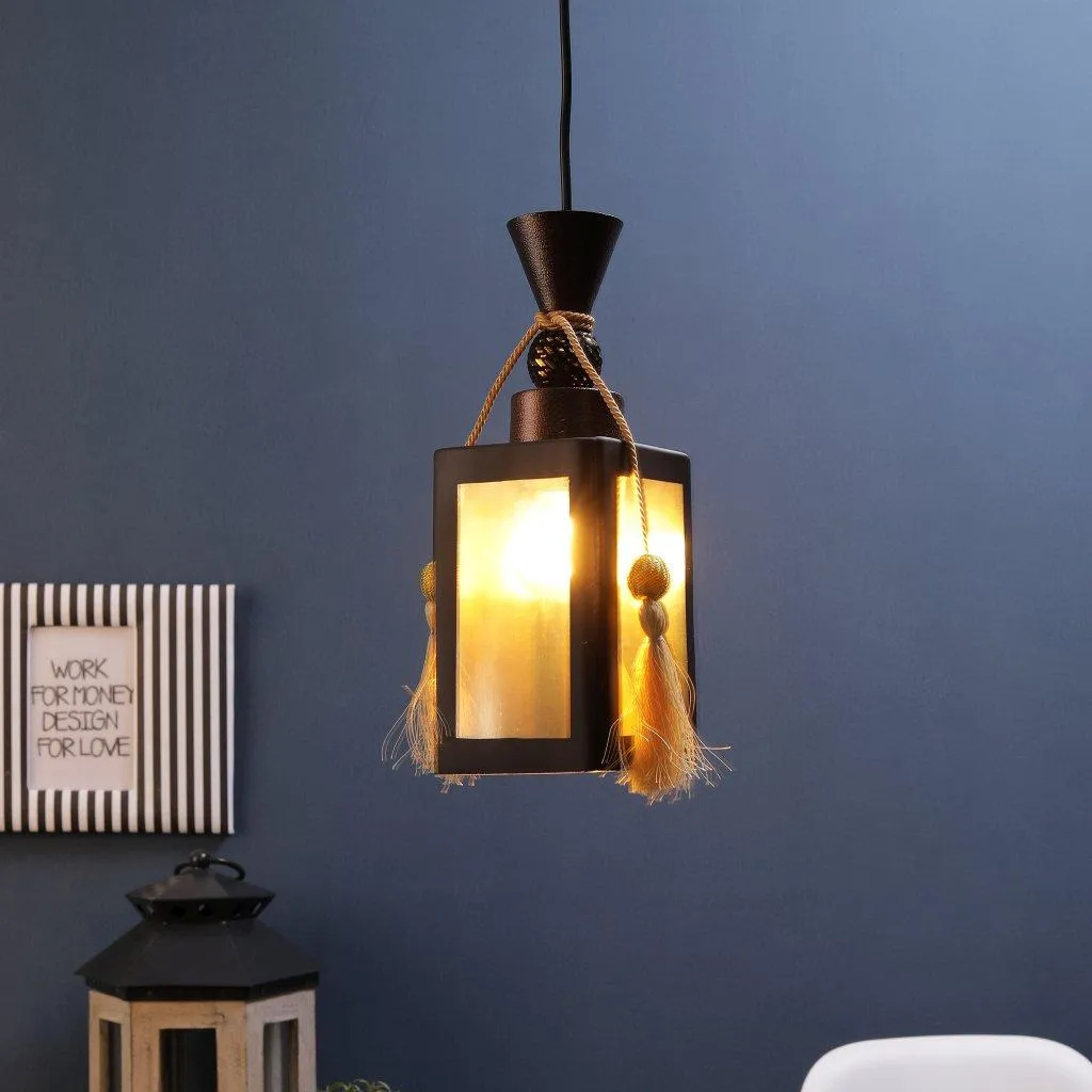 BROWN Metal Single Hanging Light GS-1002-HB