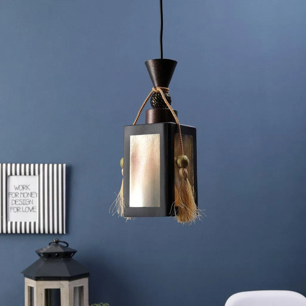 BROWN Metal Single Hanging Light GS-1002-HB