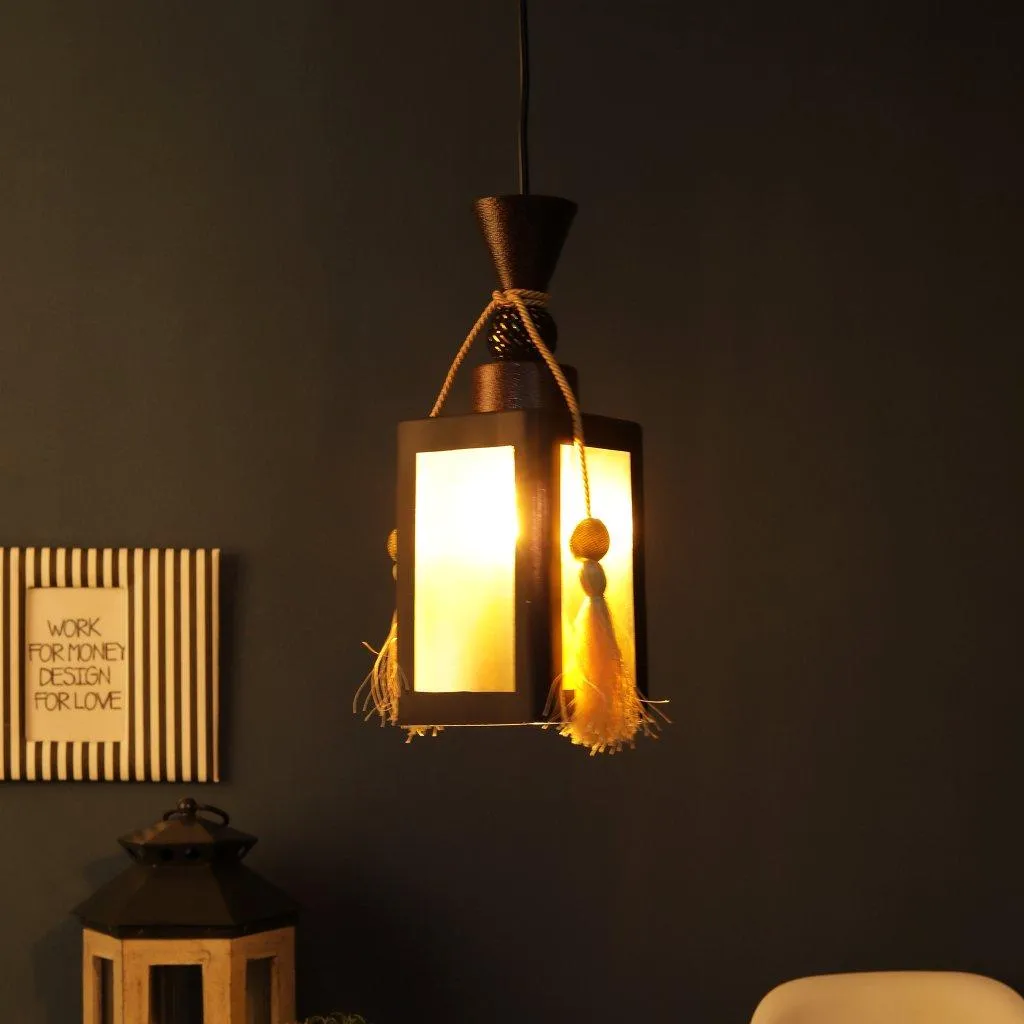 BROWN Metal Single Hanging Light GS-1002-HB