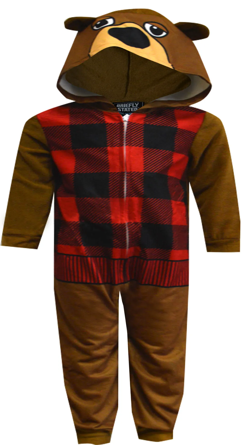 Buffalo Bear Hooded Blanket Sleeper