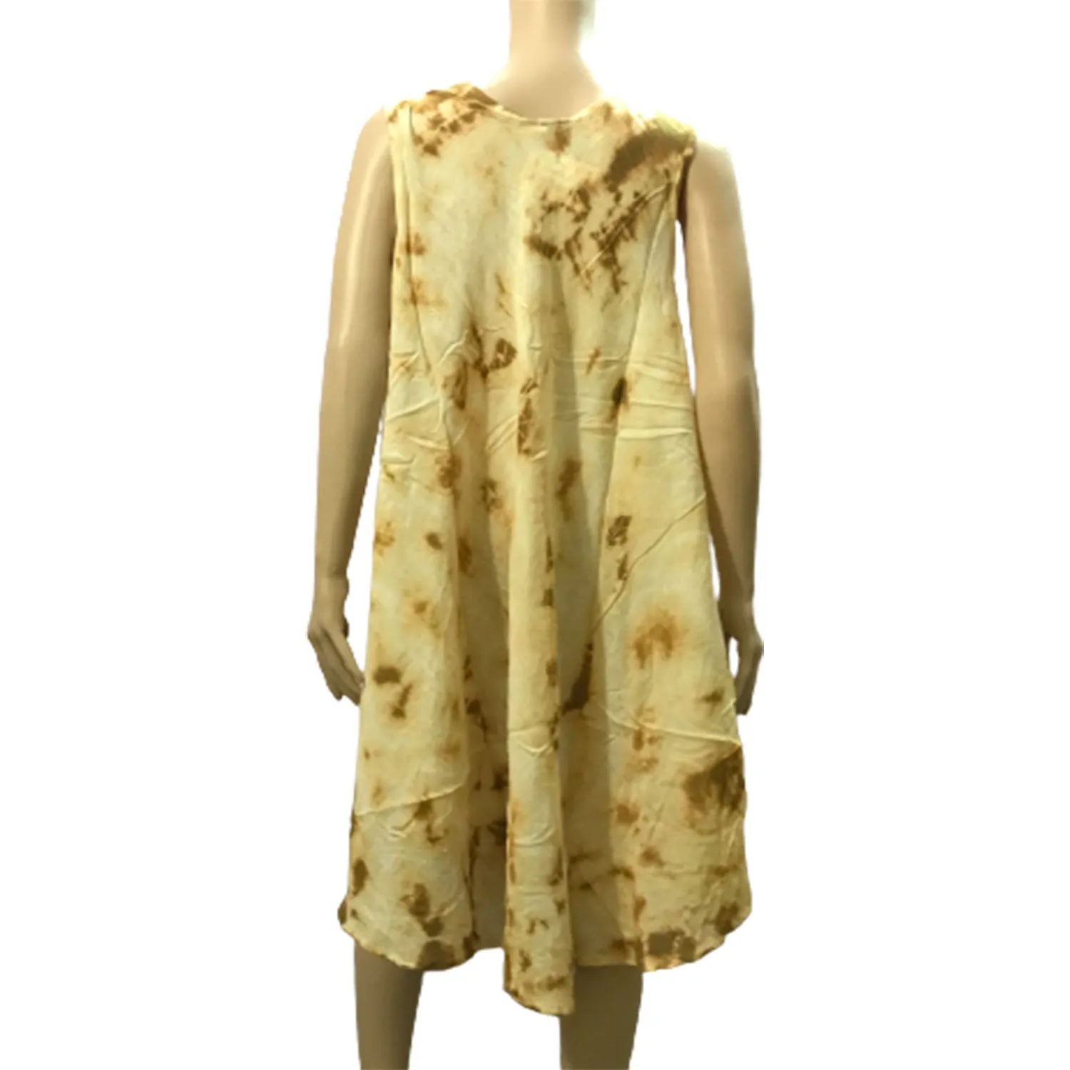 Butterfly Print Embroidered Dress