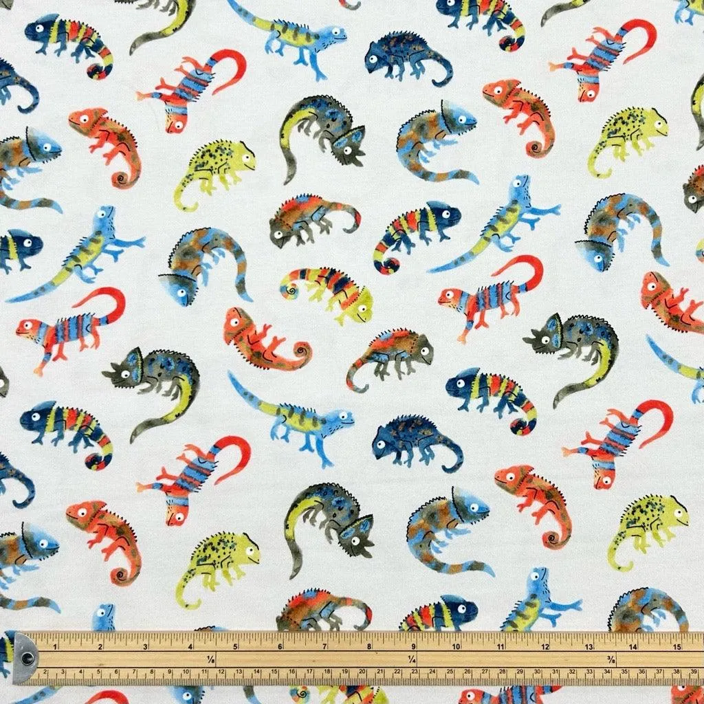 Chameleons Cotton Jersey Fabric
