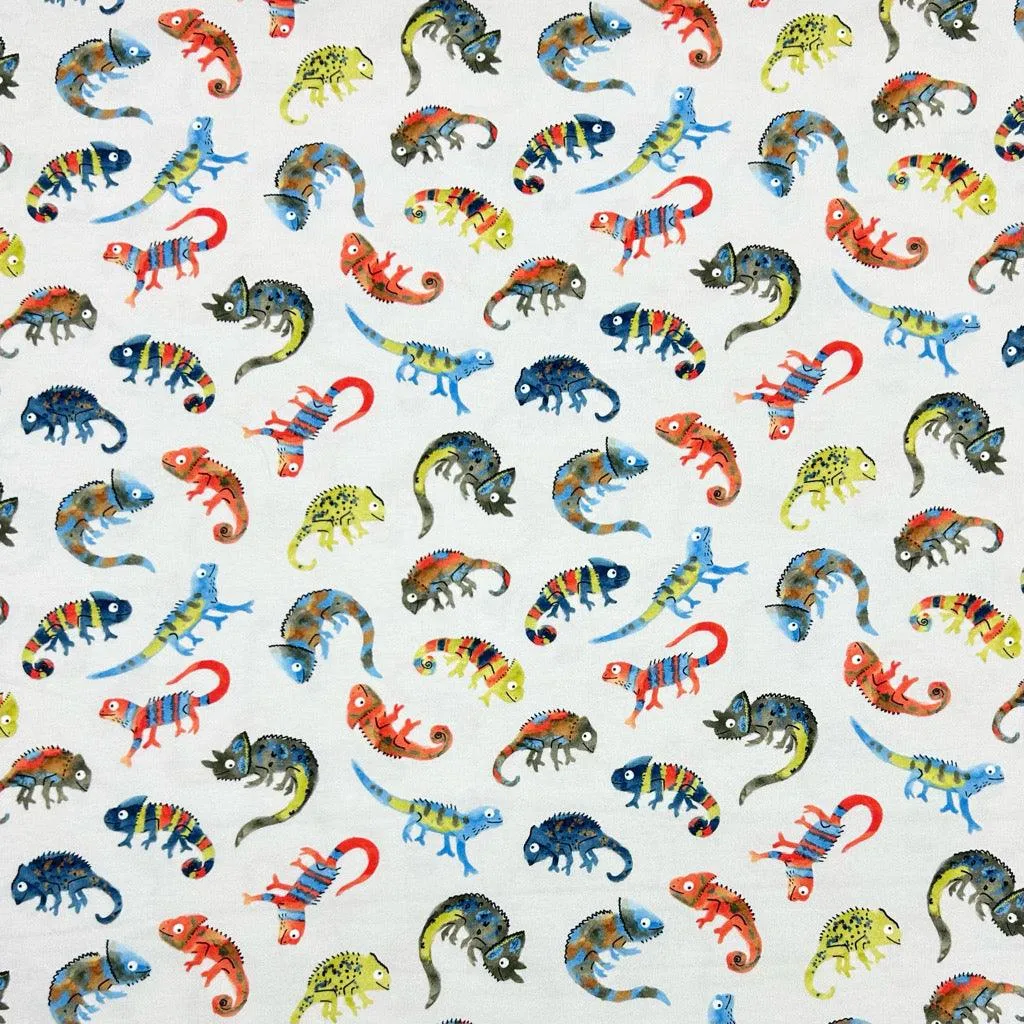 Chameleons Cotton Jersey Fabric