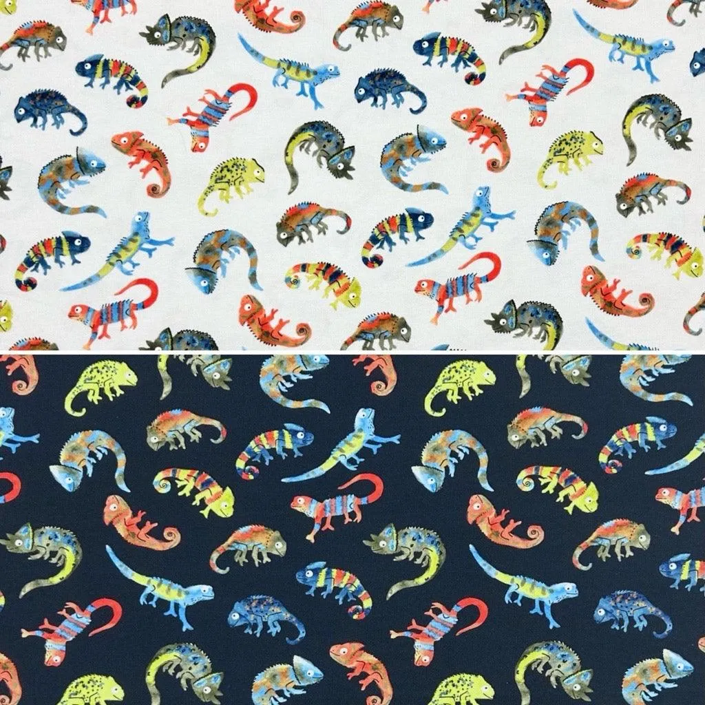 Chameleons Cotton Jersey Fabric