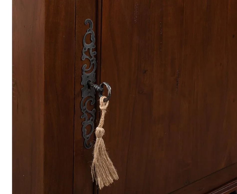 Classic French Country Hall Cabinet