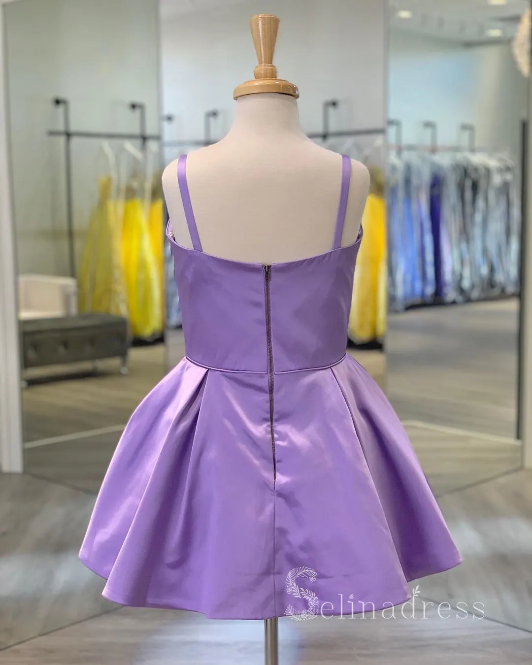 Cute Little Girl Cocktail Dress Flower Girl Dresses with Pocket GRS025
