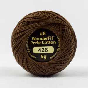 Eleganza #8 Perle Cotton by WonderFil | EL5G-426 Nutmeg | 5 grams