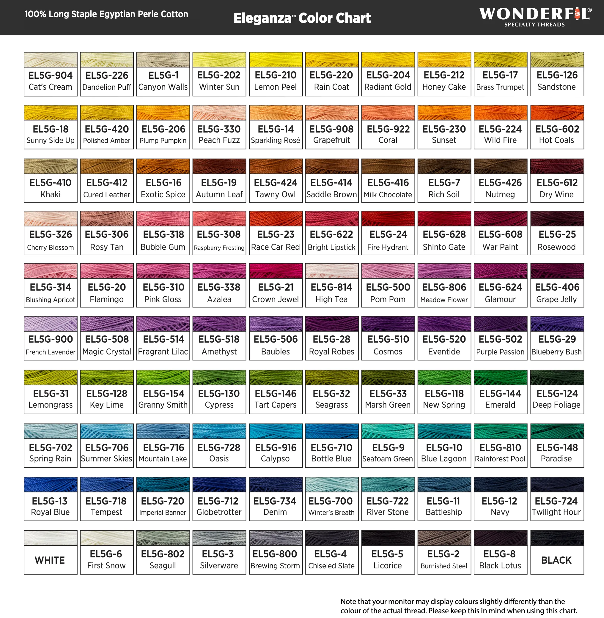 Eleganza #8 Perle Cotton by WonderFil | EL5G-426 Nutmeg | 5 grams