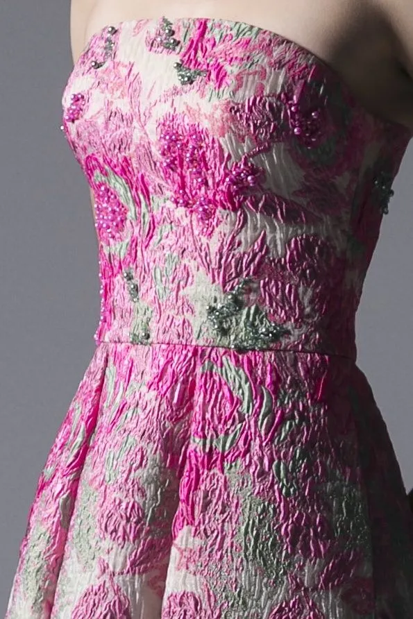 EMBROIDERED BODICE DRESS