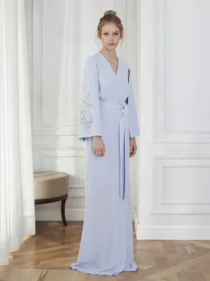 Embroidered Kimono Dress