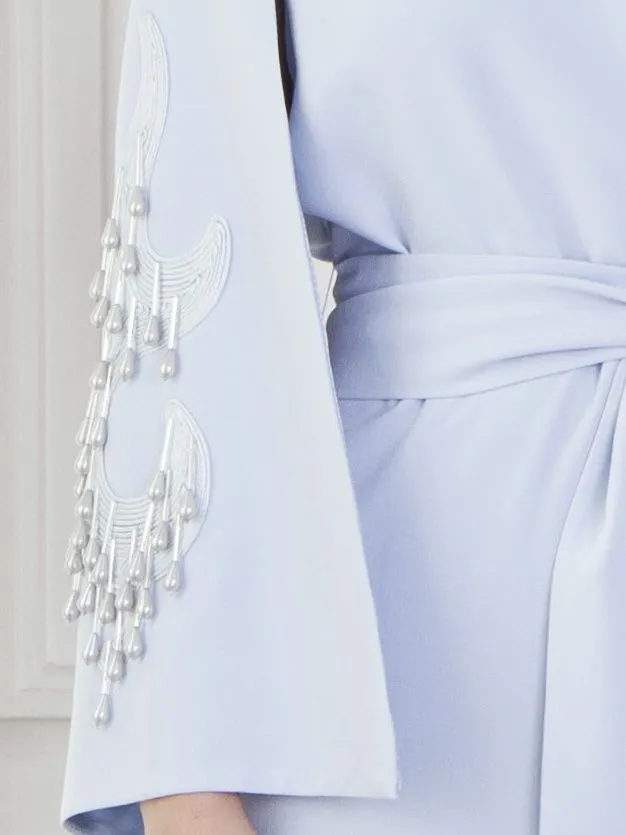 Embroidered Kimono Dress