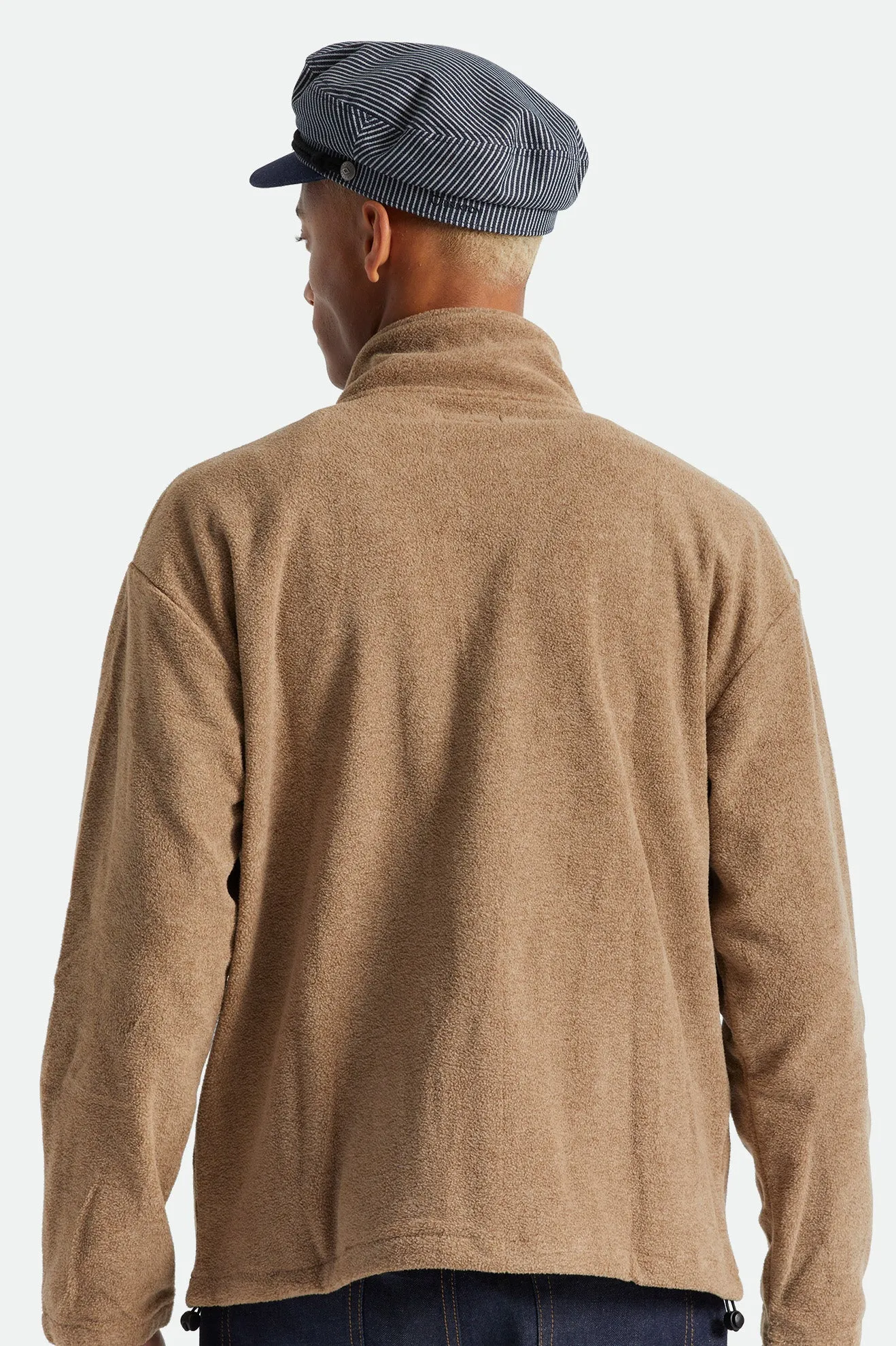 Fiddler Cap - Railroad Stripe/Denim