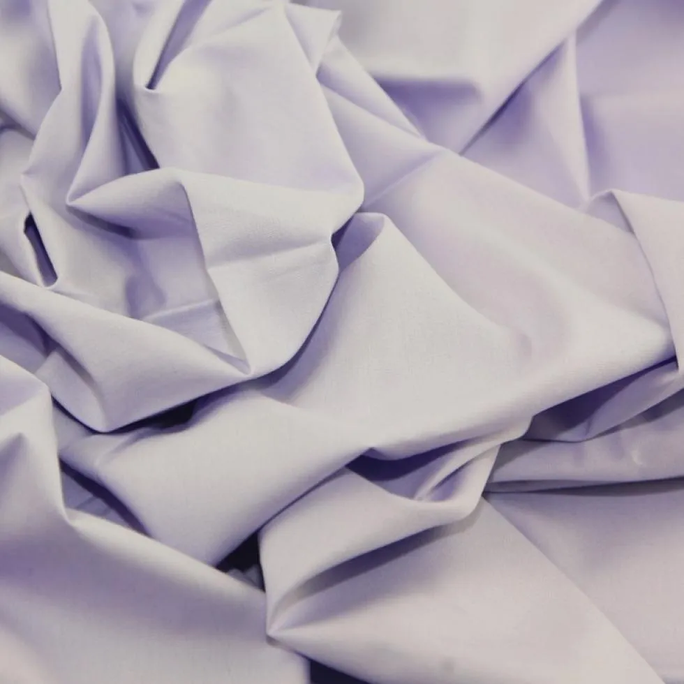 FULL ROLL 25m - Plain Rose & Hubble Cotton Poplin Fabric