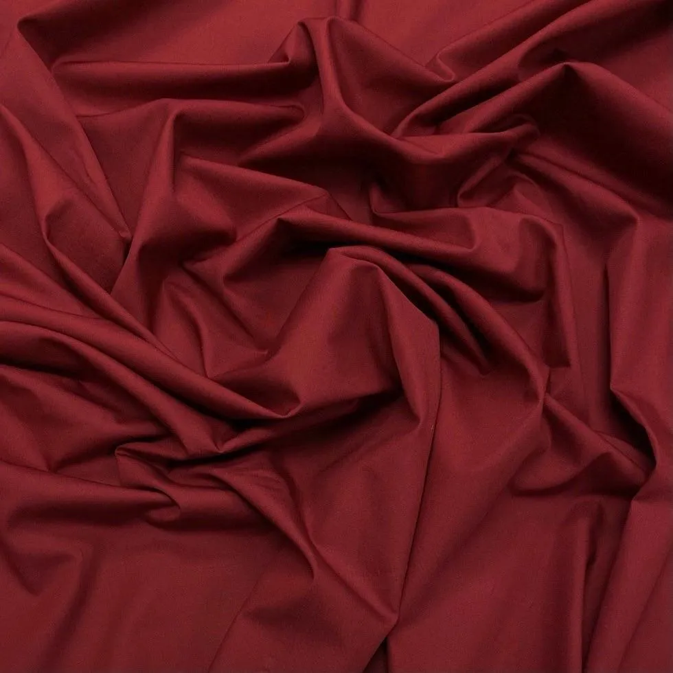 FULL ROLL 25m - Plain Rose & Hubble Cotton Poplin Fabric