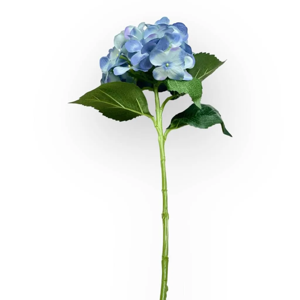 Hydrangea Medium Blue Artificial Flowers