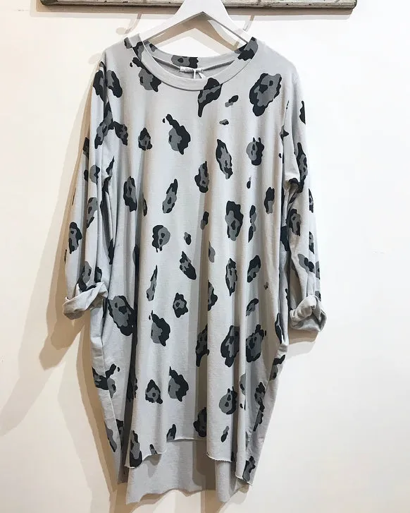 Lilly Anne Leopard Print Jersey Dress