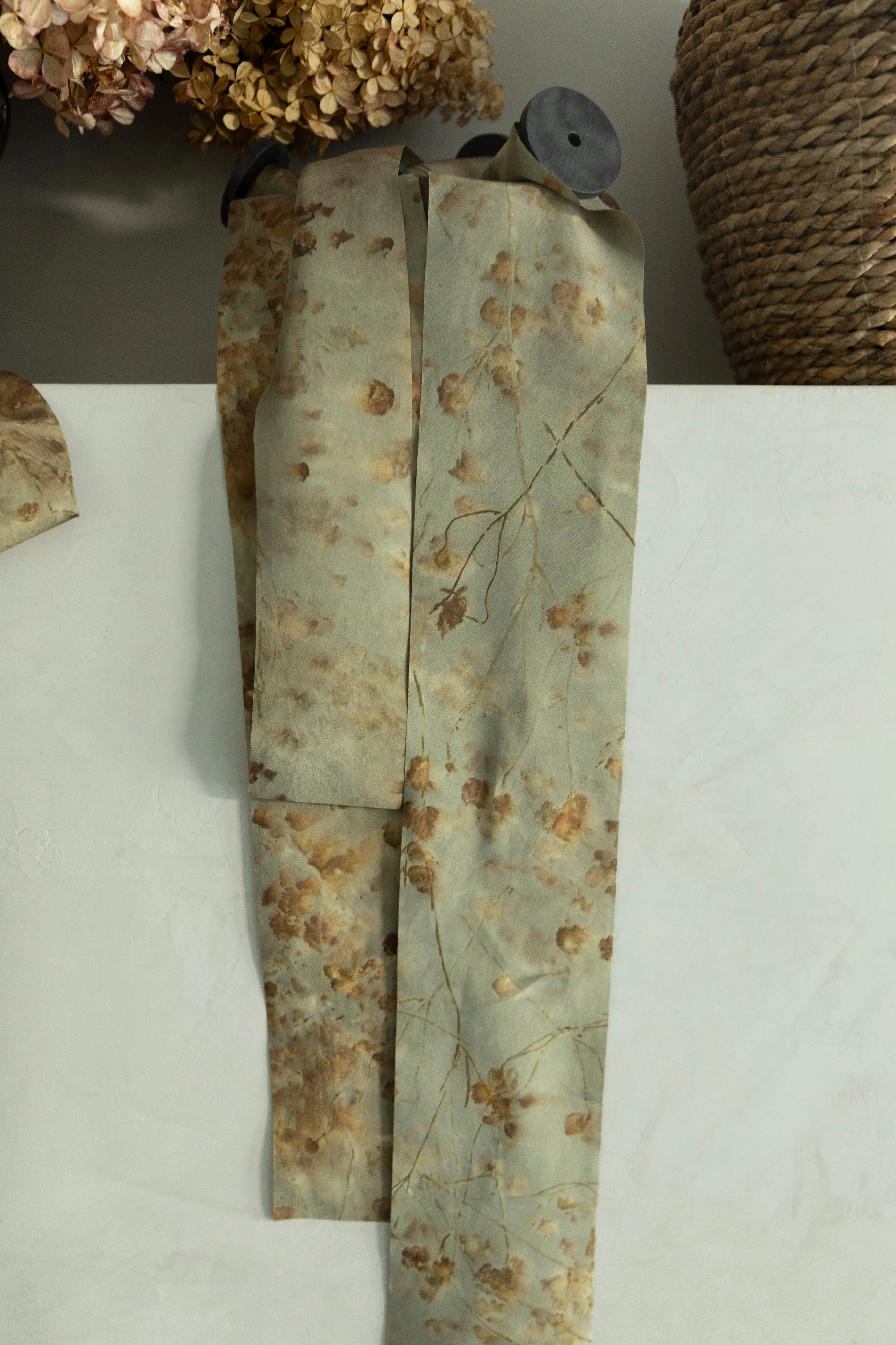 LIMITED EDITION | Original Eco-Print No. 121 Silk Ribbon