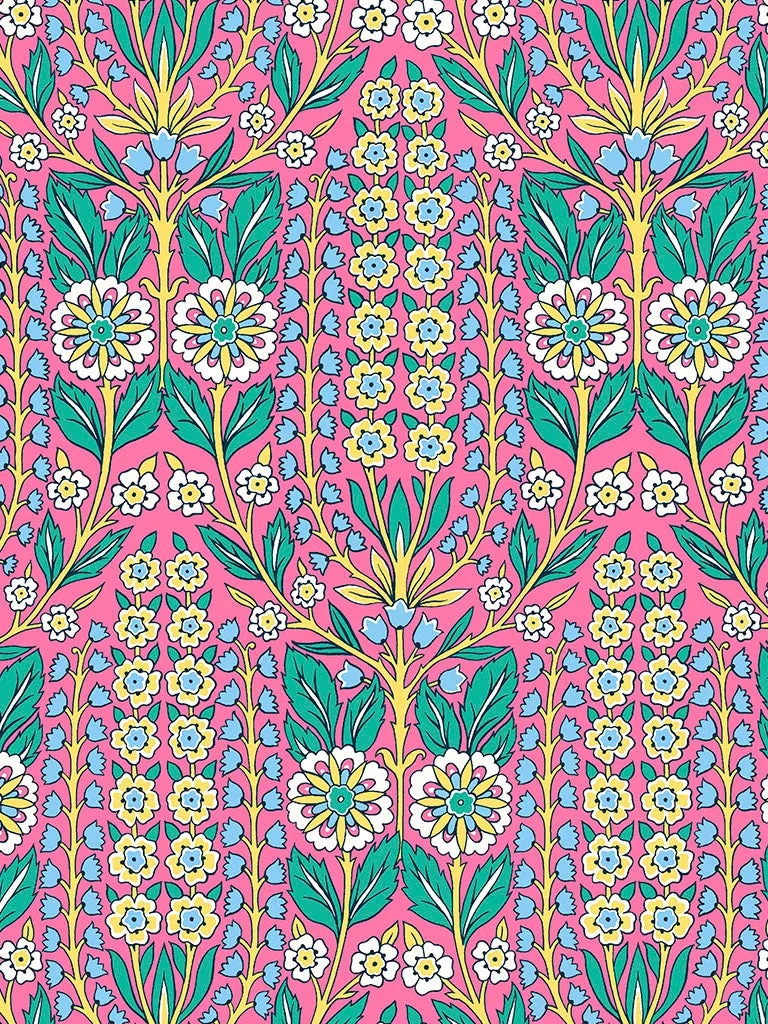 Lindsay Garden Pink - Liberty of London Cotton Tana Lawn - Half Yard