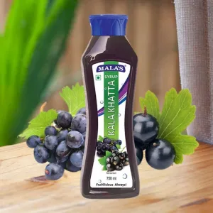 Mala'S Kala Khatta Syrup 1 Litre