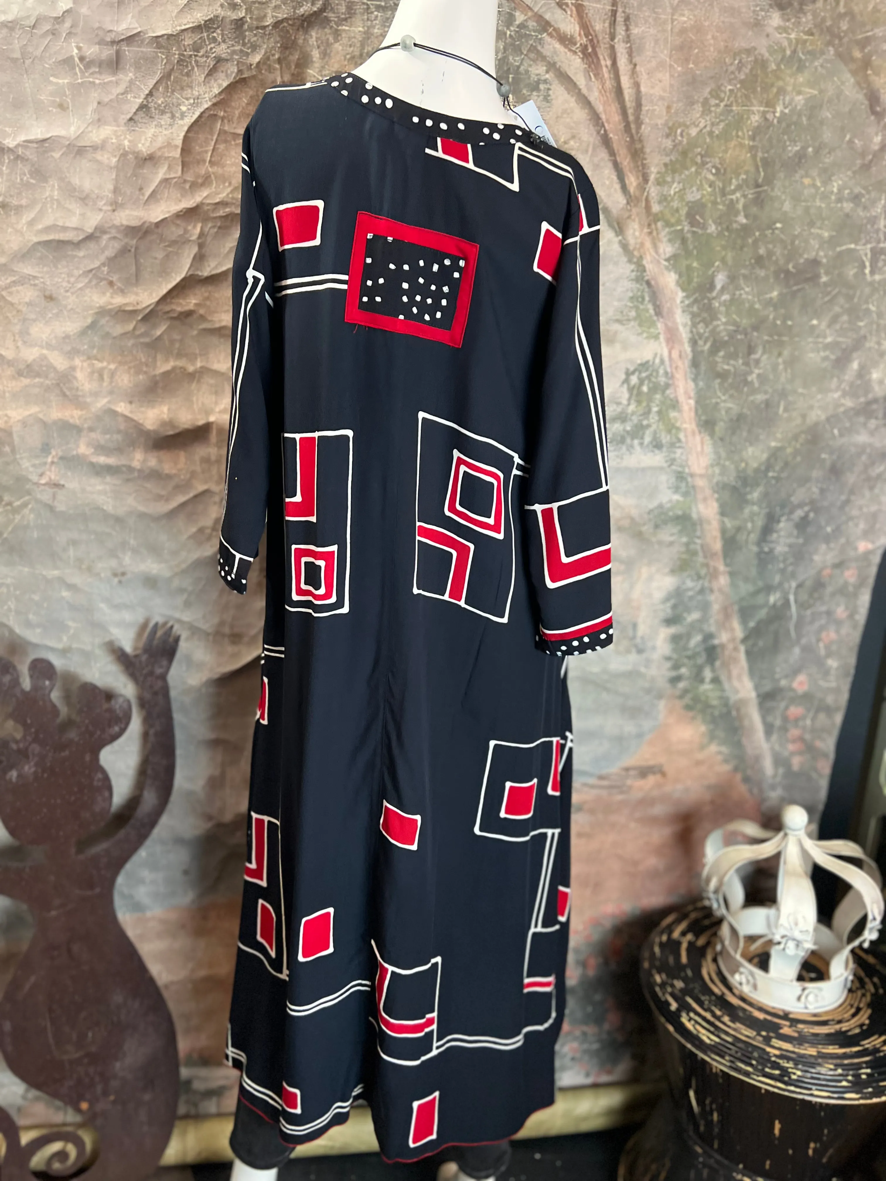 N74044R Maria Dress-Red