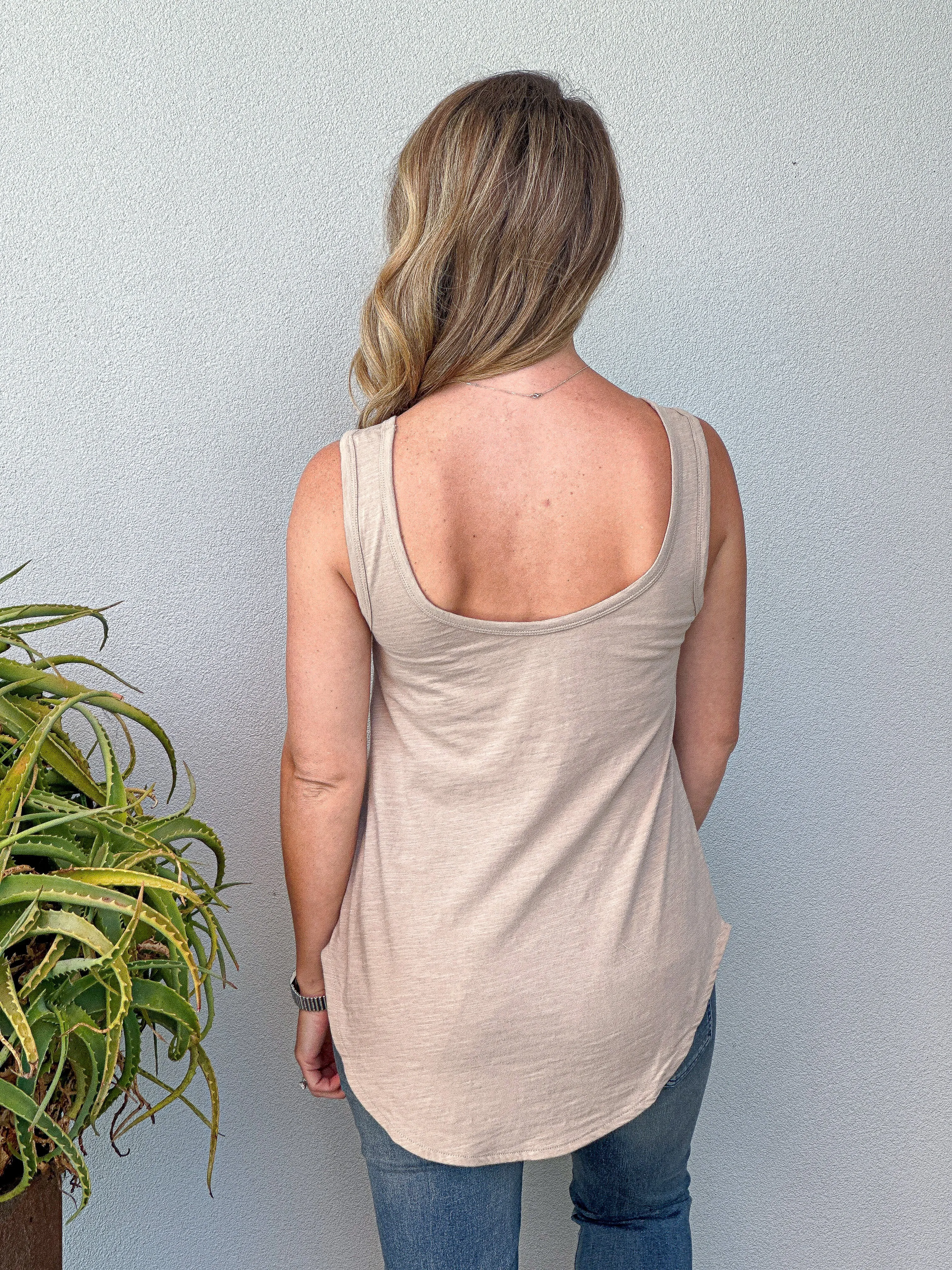 Sasha Tank - Beige