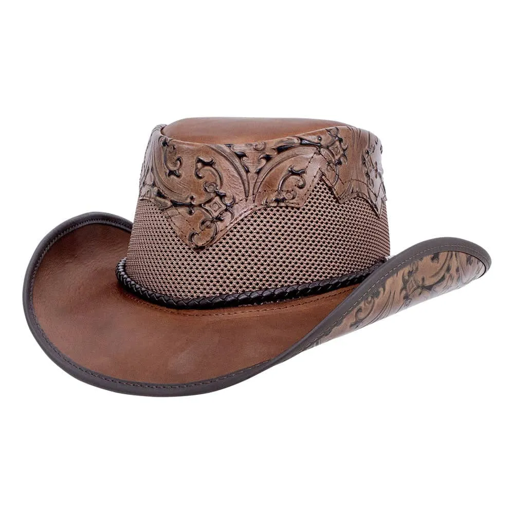 Sierra | Womens American Leather Cowgirl Hat