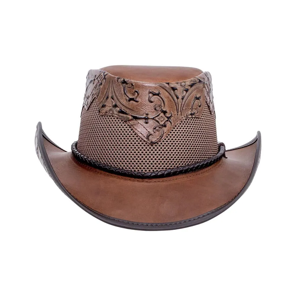 Sierra | Womens American Leather Cowgirl Hat