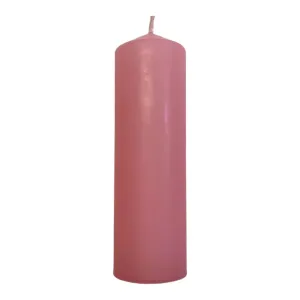 Soft Pink Column Candle 150