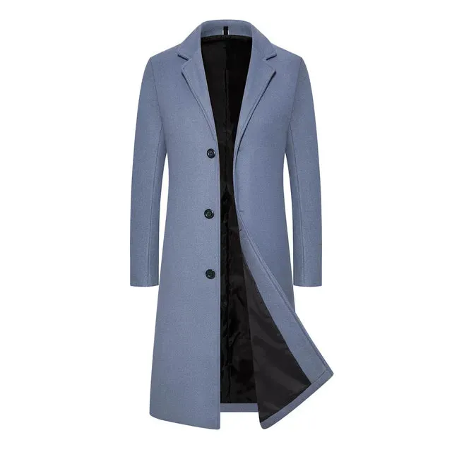 Stylish Men's Woolen Winter Coat