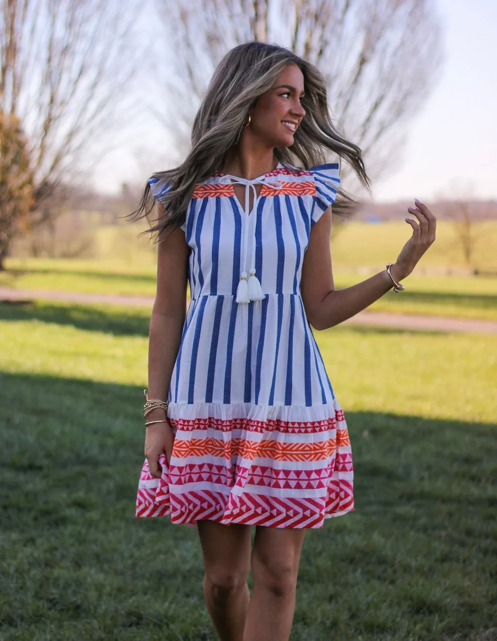 Sunset Silhouette Dress