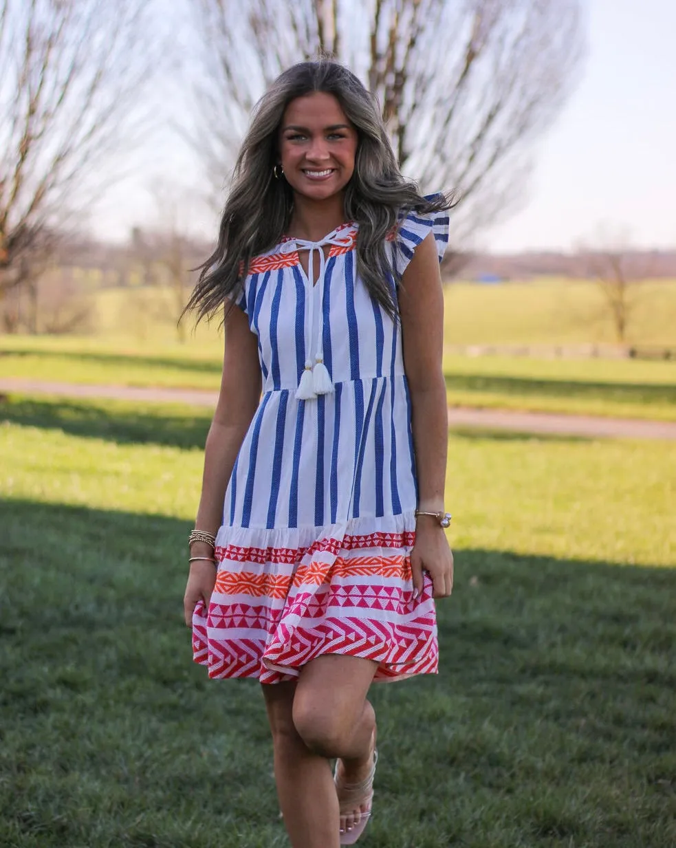 Sunset Silhouette Dress