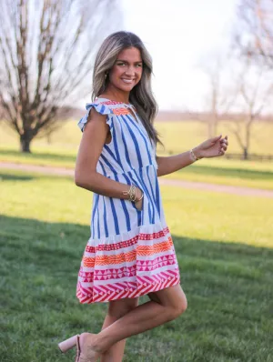 Sunset Silhouette Dress