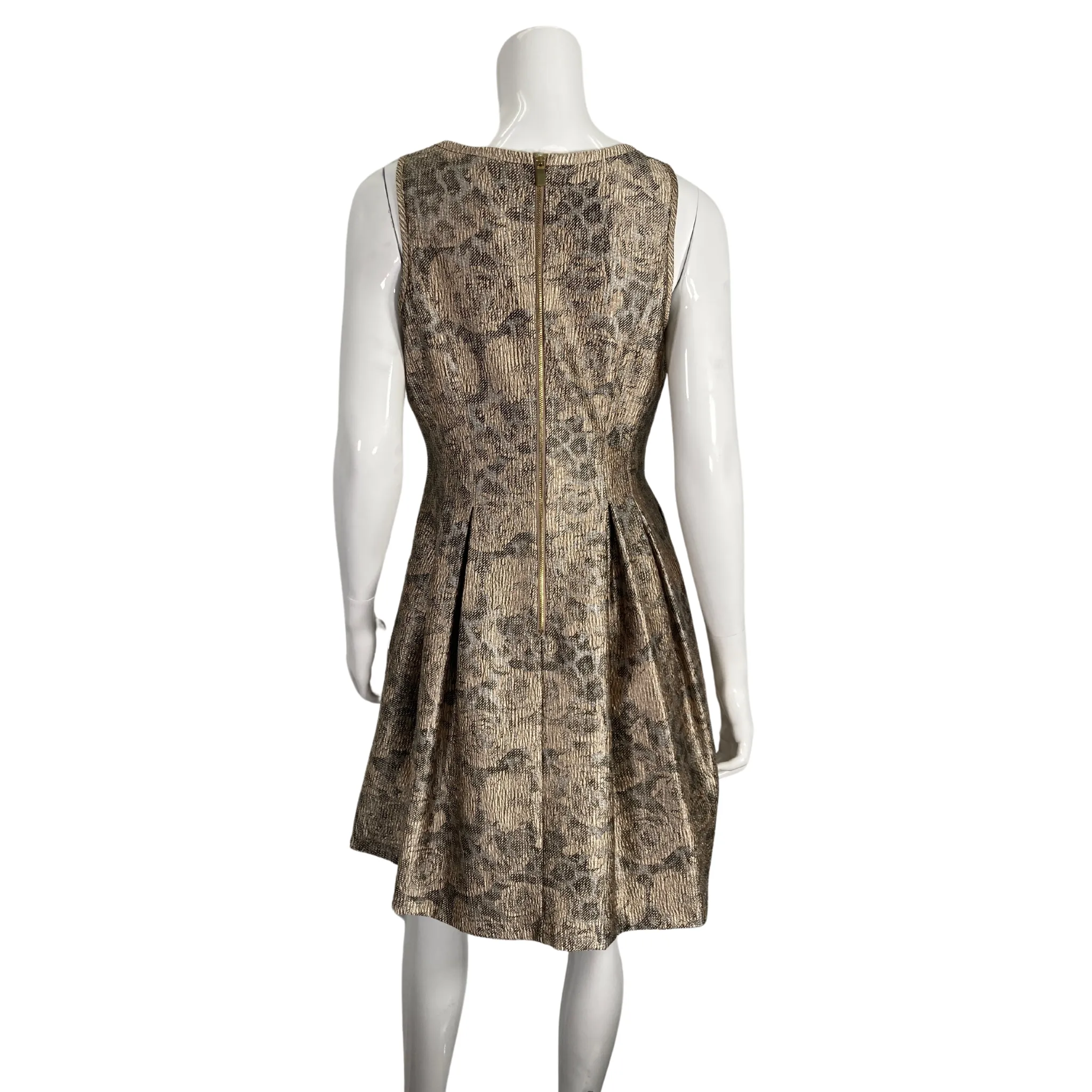 Vince Camuto Metallic Gold Dress