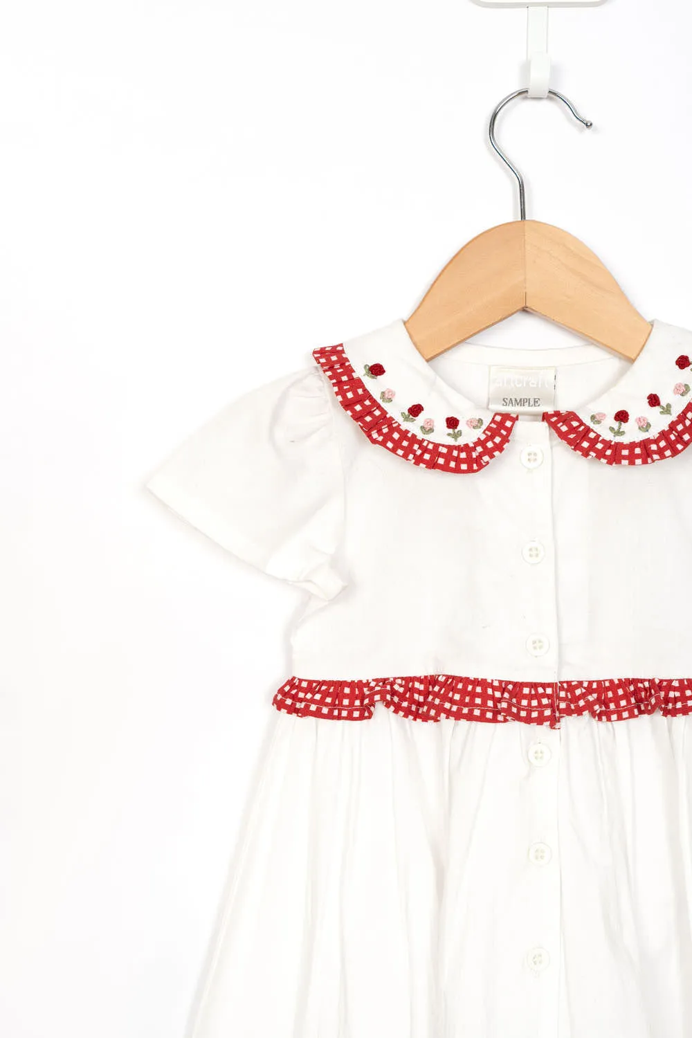 White Frill Dress