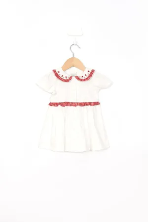 White Frill Dress